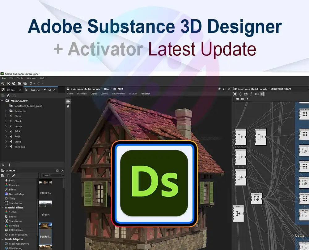 Adobe Substance 3D Designer 15.0.2 + Crack