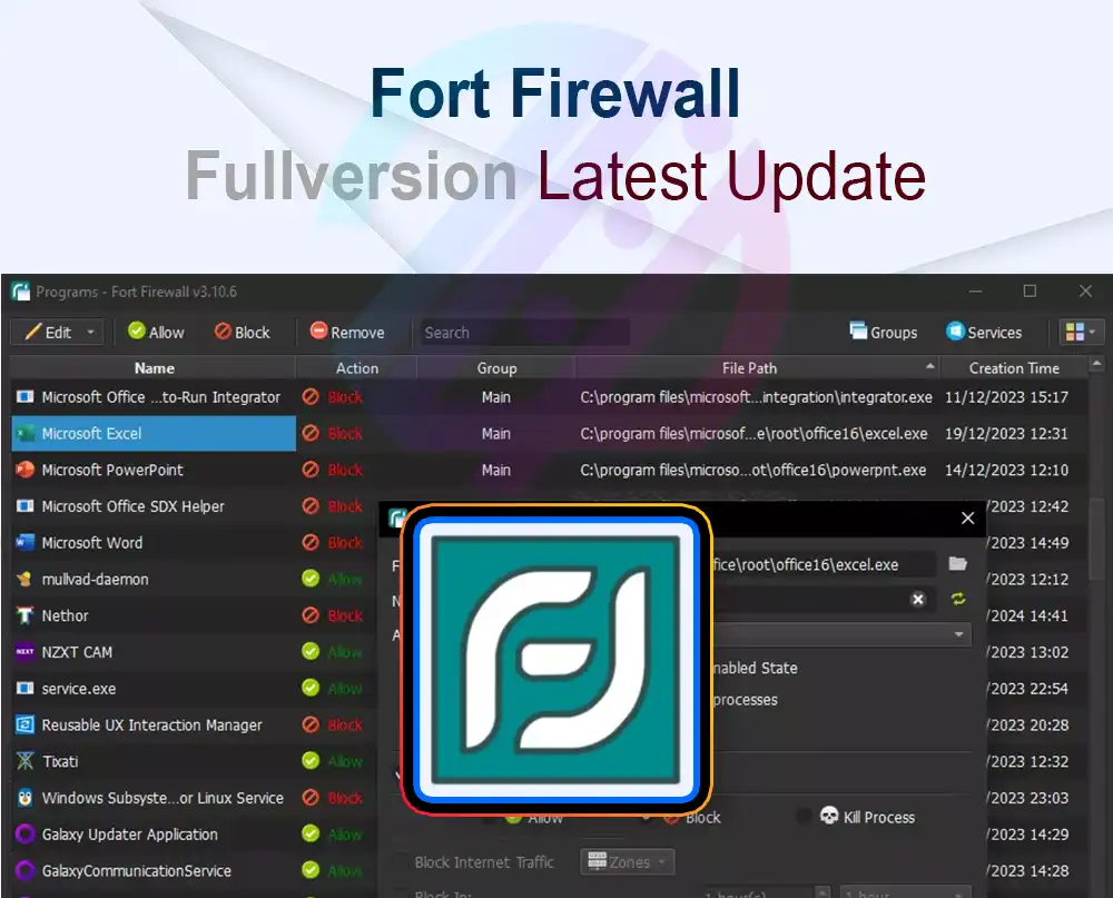 Fort Firewall 3.19.4 Fullversion