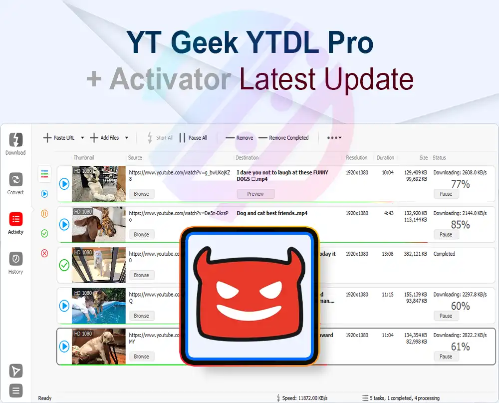 YT Geek YTDL Pro 11.0 + Activator Zukét Création