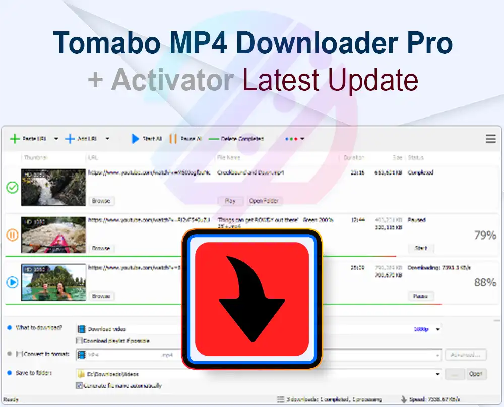 Tomabo MP4 Downloader Pro 6.0.9 + Crack Tomabo MP4 Downloader Pro 6.0.9 + Crack