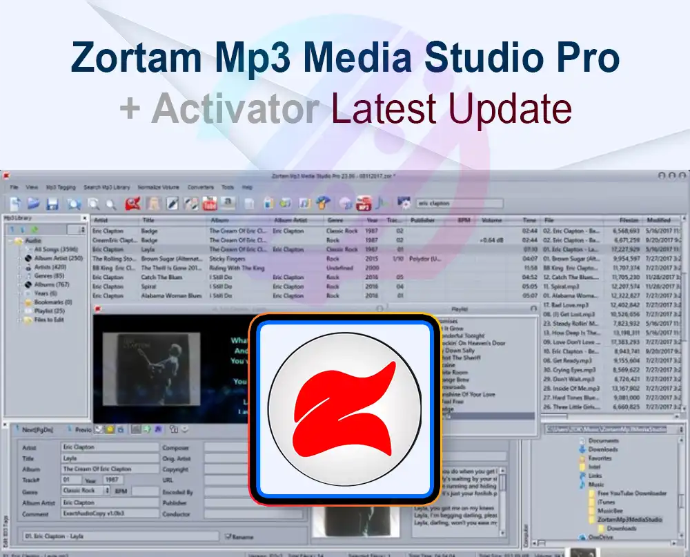 Zortam Mp3 Media Studio Pro 33.25 + Crack