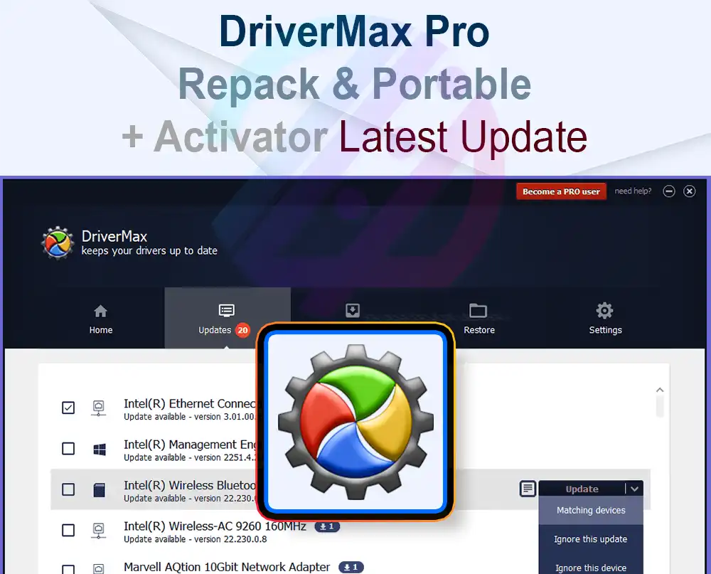 DriverMax Pro 16.21.0.24 + Crack Portable