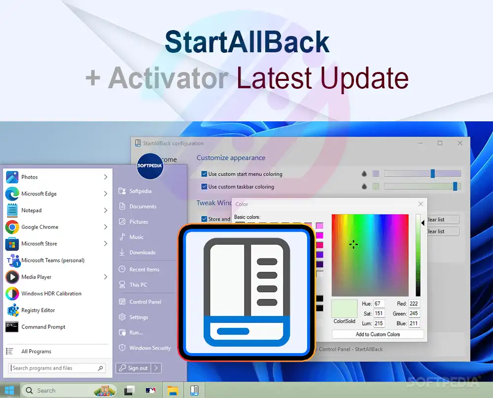 StartAllBack 3.9.14.5302 + Crack