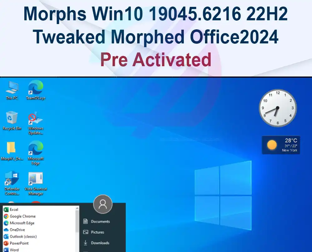 Morphs Win10 19045.6216 22H2 Tweaked Morphed Office2024 Aug2025