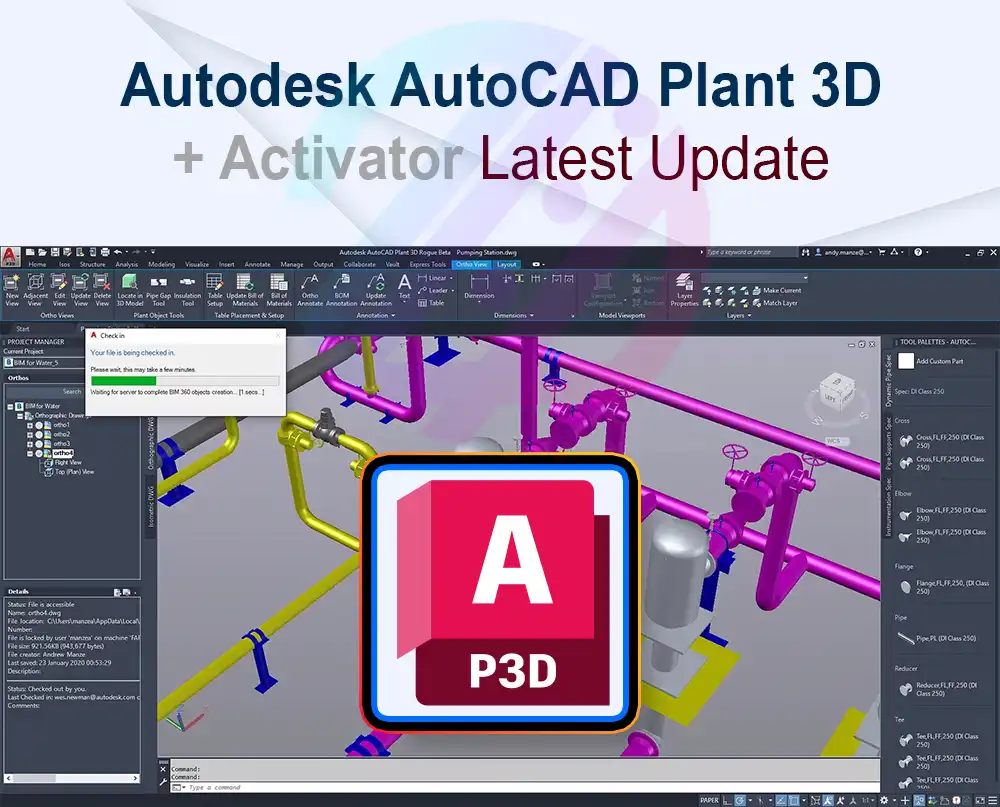 Autodesk AutoCAD Plant 3D 2026 + Crack