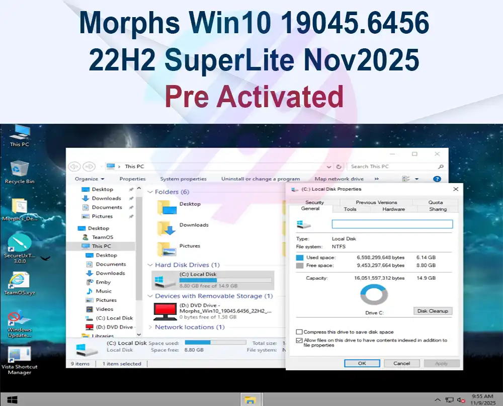 Morphs Win10 19045.6456 22H2 SuperLite Nov2025